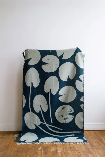Water lilies throw 130x220 cm - Green - Fine Little Day