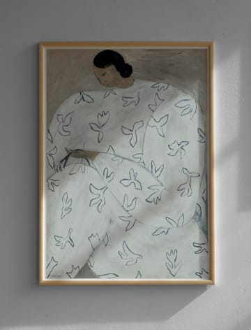 White Flower poster 50x70 cm - Nude - Fine Little Day