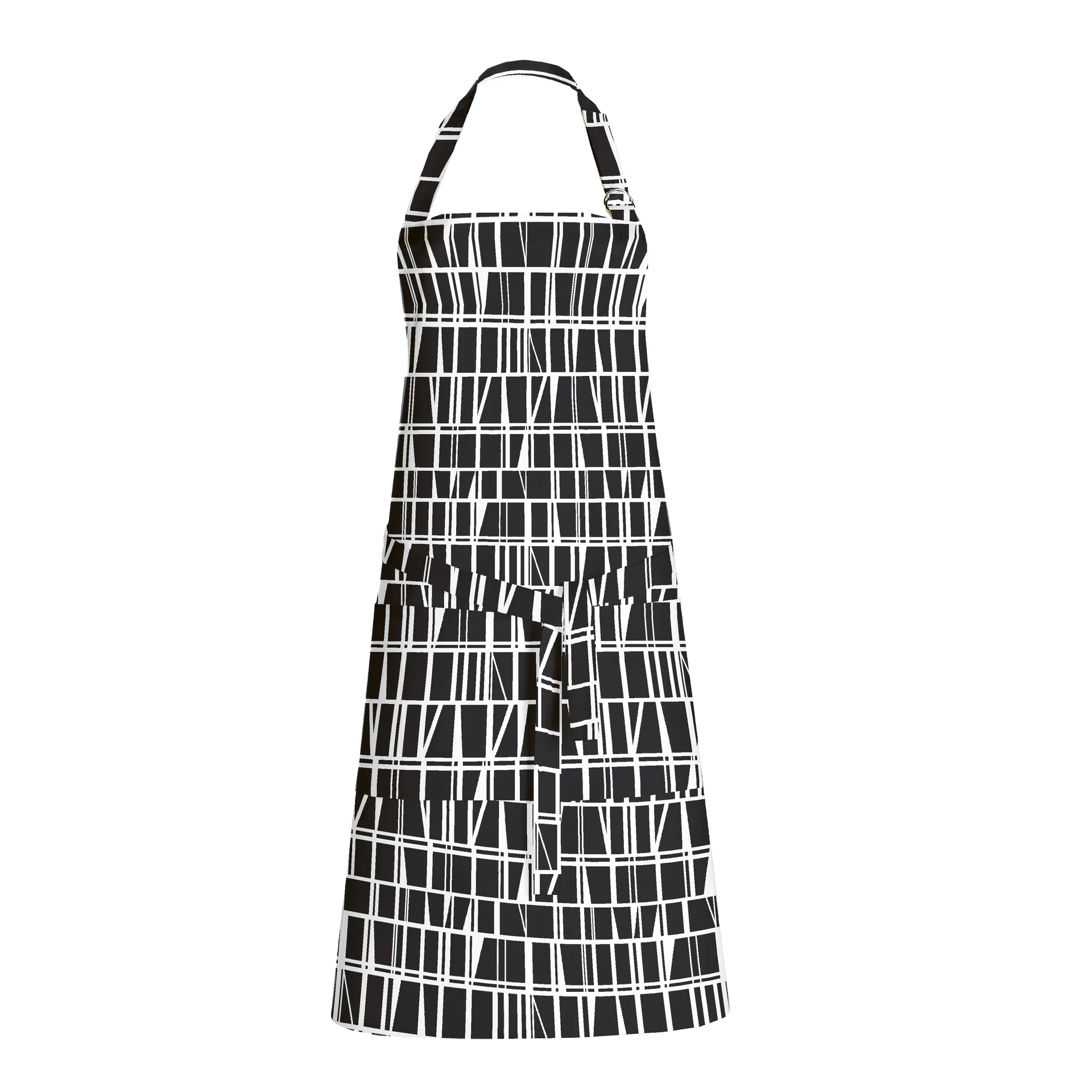 Coronna apron, Black - White Finlayson
