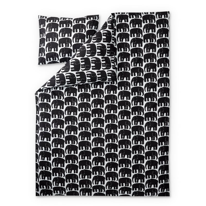 Finlayson Elefantti bed set black-white