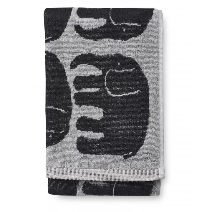Elefantti hand towel 50x70 cm - Black-grey - Finlayson