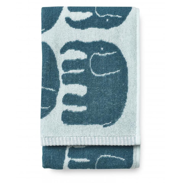 Elefantti hand towel 50x70 cm - Petrol-blue - Finlayson