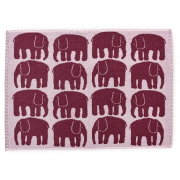 Elefantti hand towel 50x70 cm - Wine red-pink - Finlayson