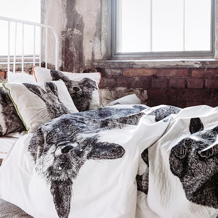 Villipedot bed set, black-white Finlayson