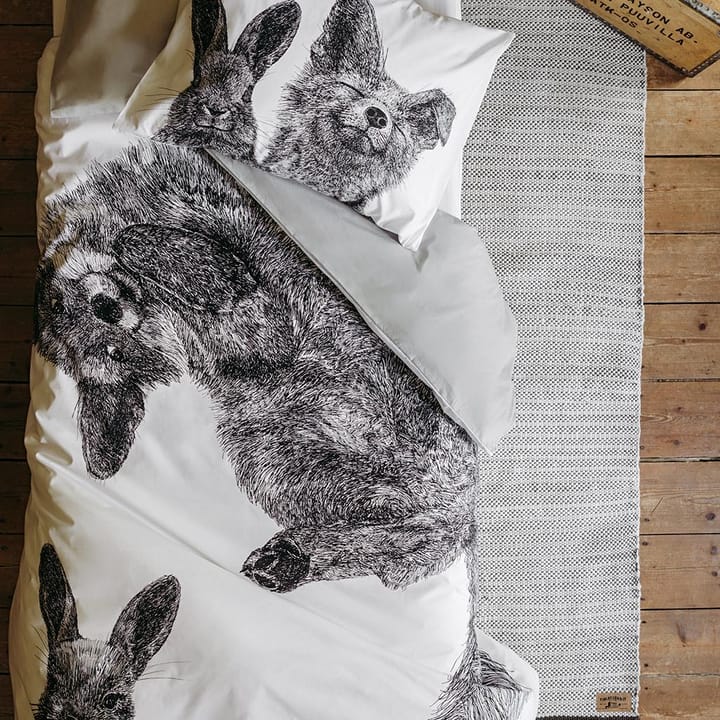Villipedot bed set, black-white Finlayson