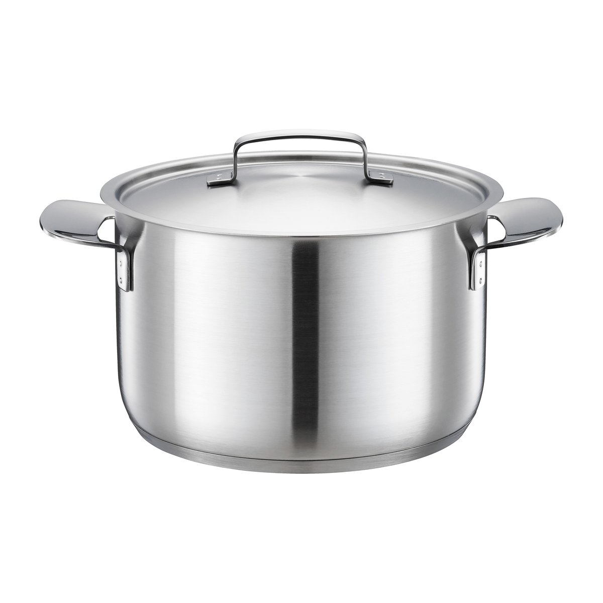 Fiskars All Steel casserole 5l | Scandinavian Design | Cooking pots & Casserole dishes | Silver-coloured