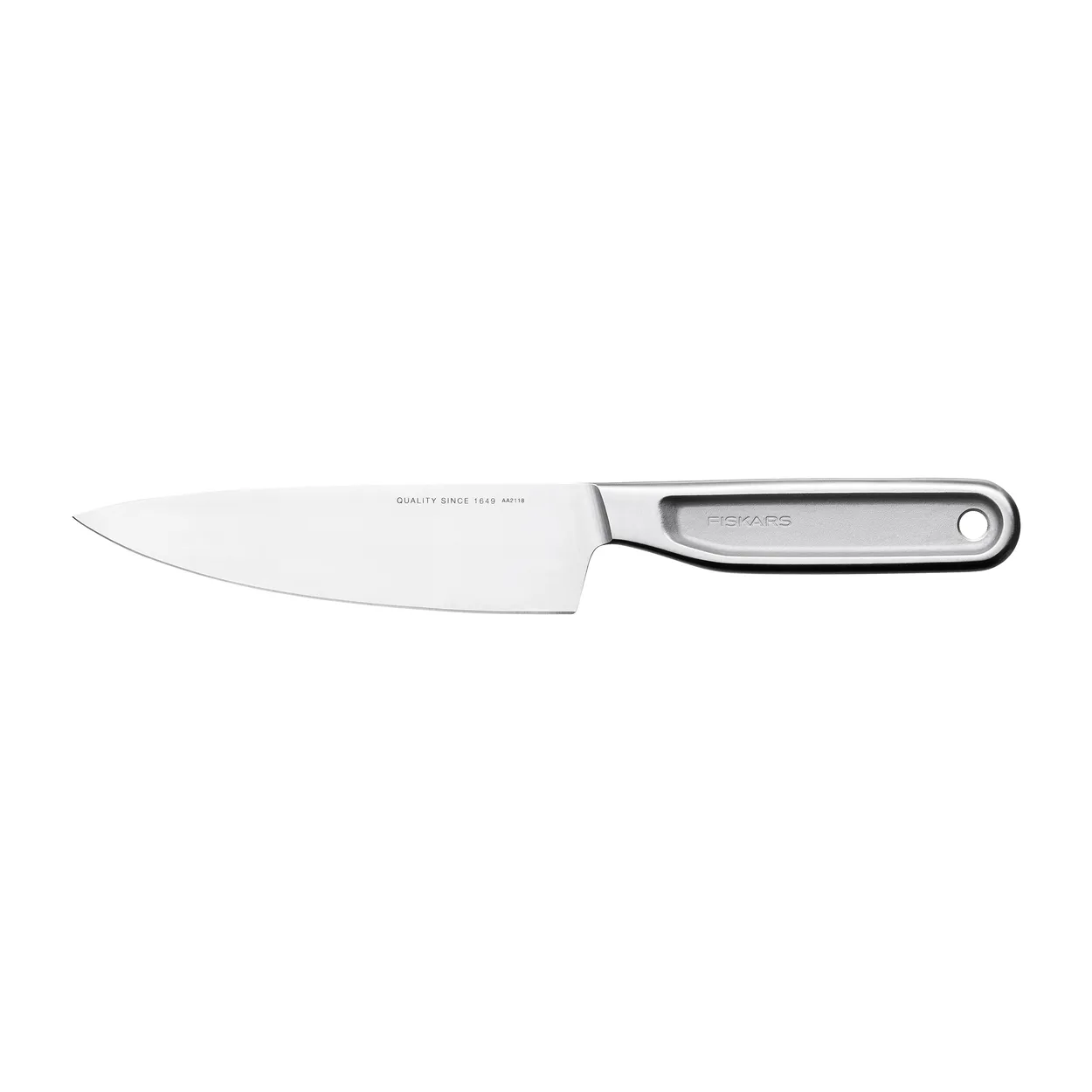 Fiskars All Steel chef's knife 13.5 cm | Scandinavian Design | Chef knives | Silver-coloured