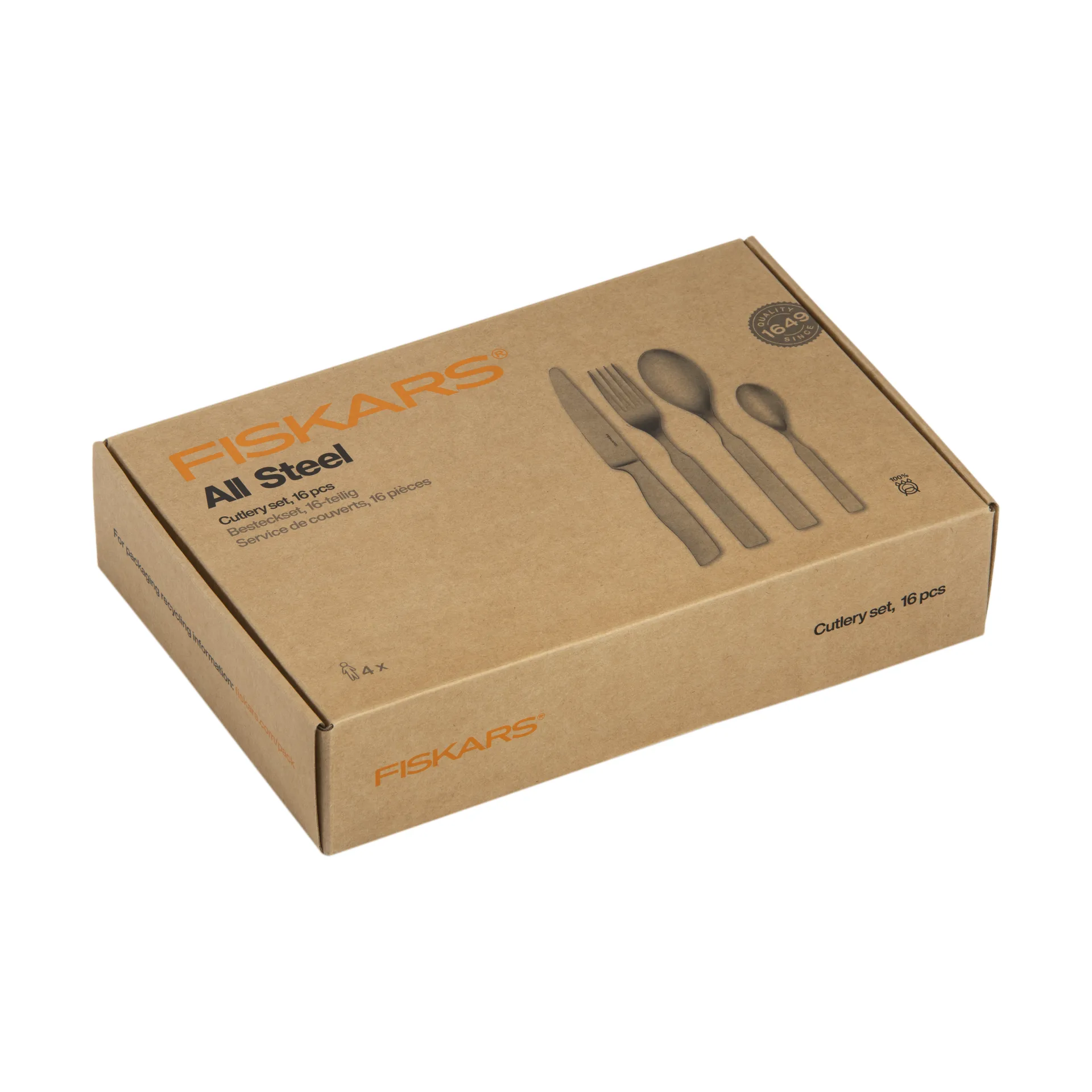 All Steel cutlery, 16 pieces Fiskars