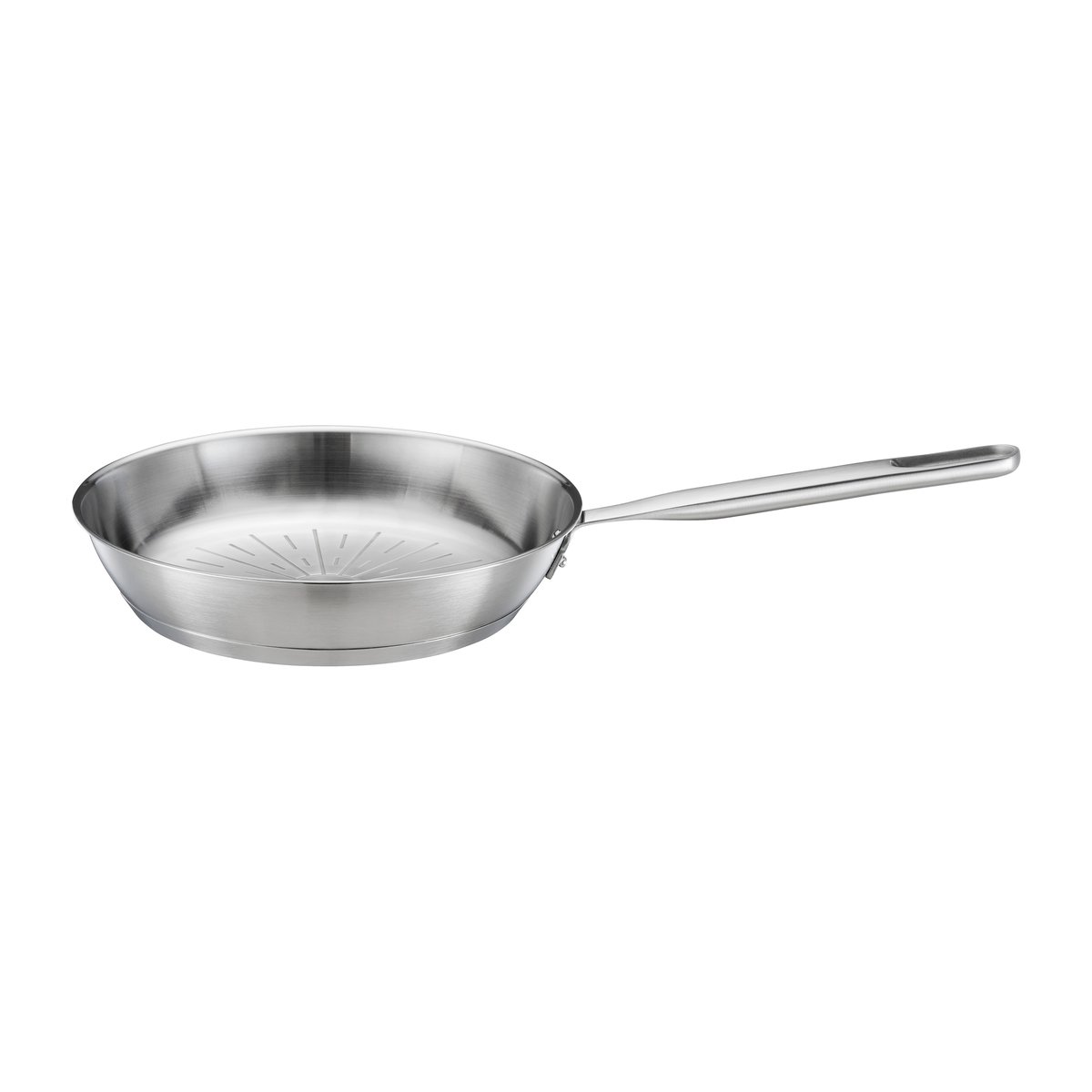 Fiskars All Steel Pure frying pan 24 cm | Scandinavian Design | Frying pans & skillets | Silver-coloured