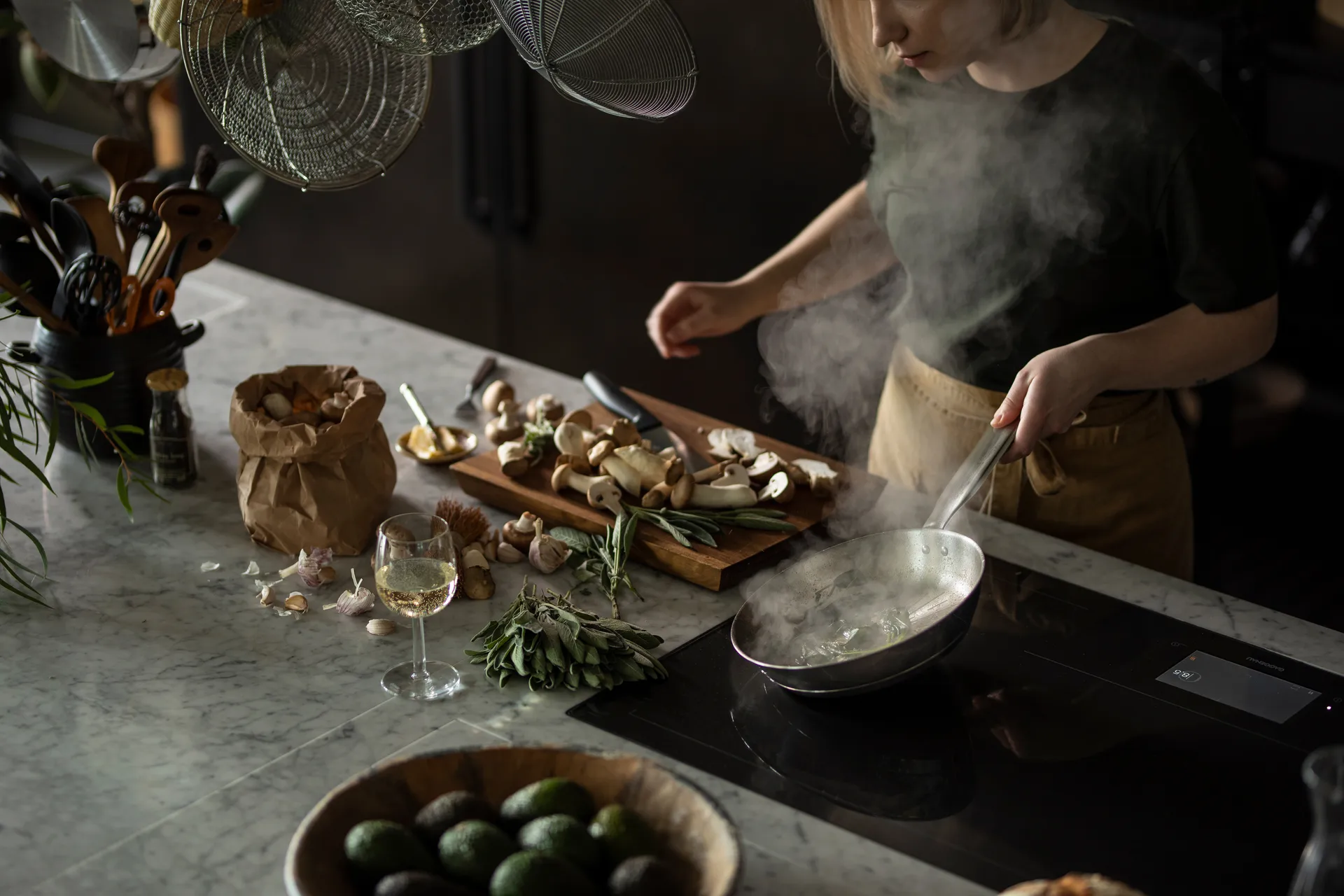 All Steel Pure frying pan set, 2 pieces Fiskars