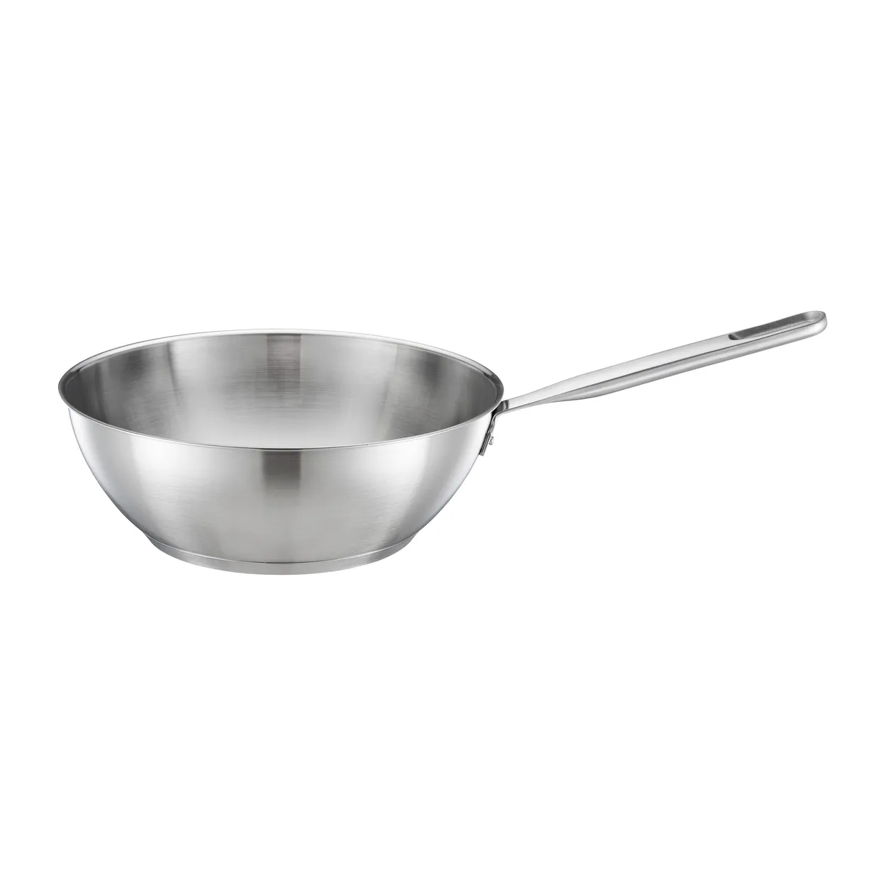 Fiskars All Steel Pure wok 28 cm | Scandinavian Design | Woks | Silver-coloured