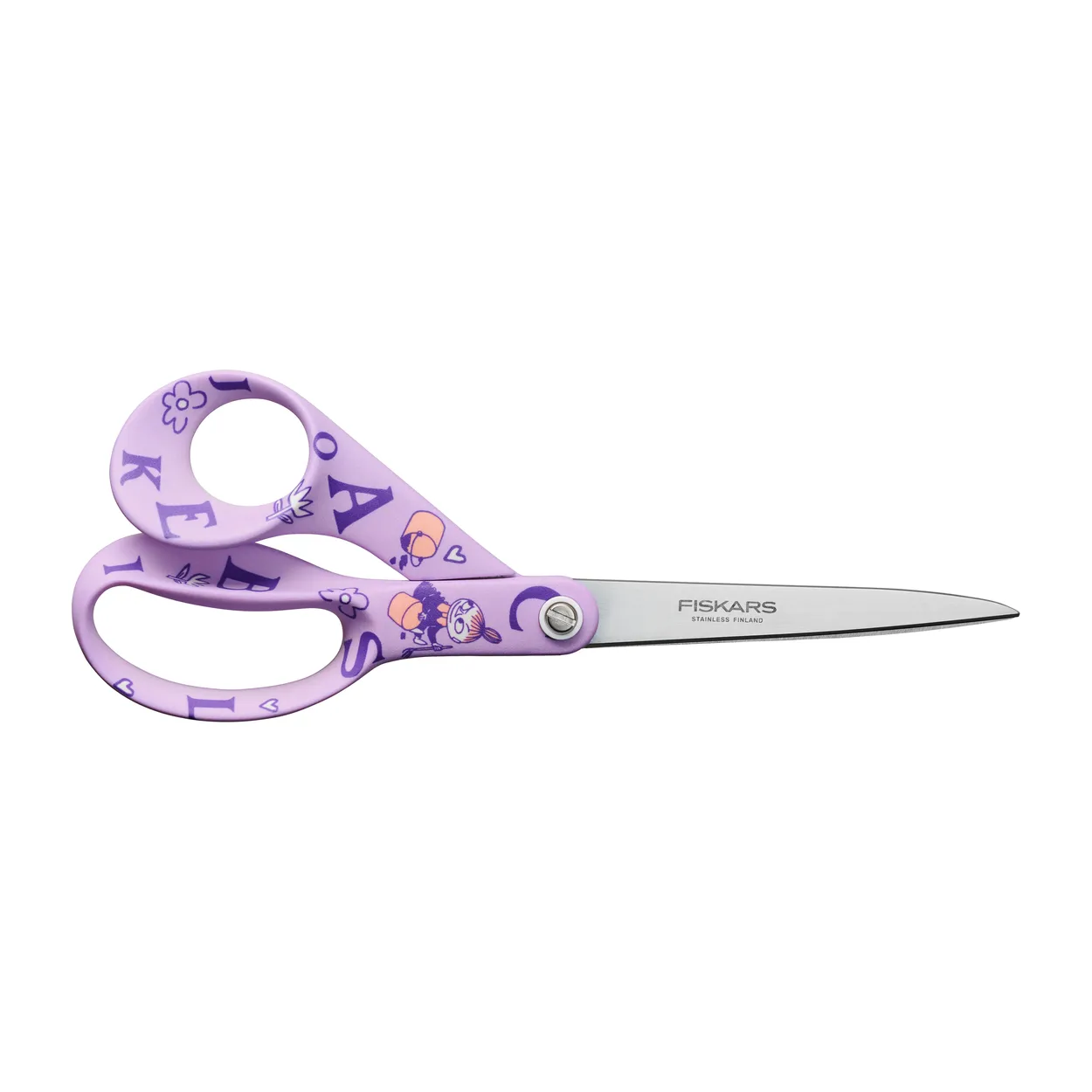 Fiskars x Moomin universal scissors 21 cm ABC | Scandinavian Design | Scissors | Purple