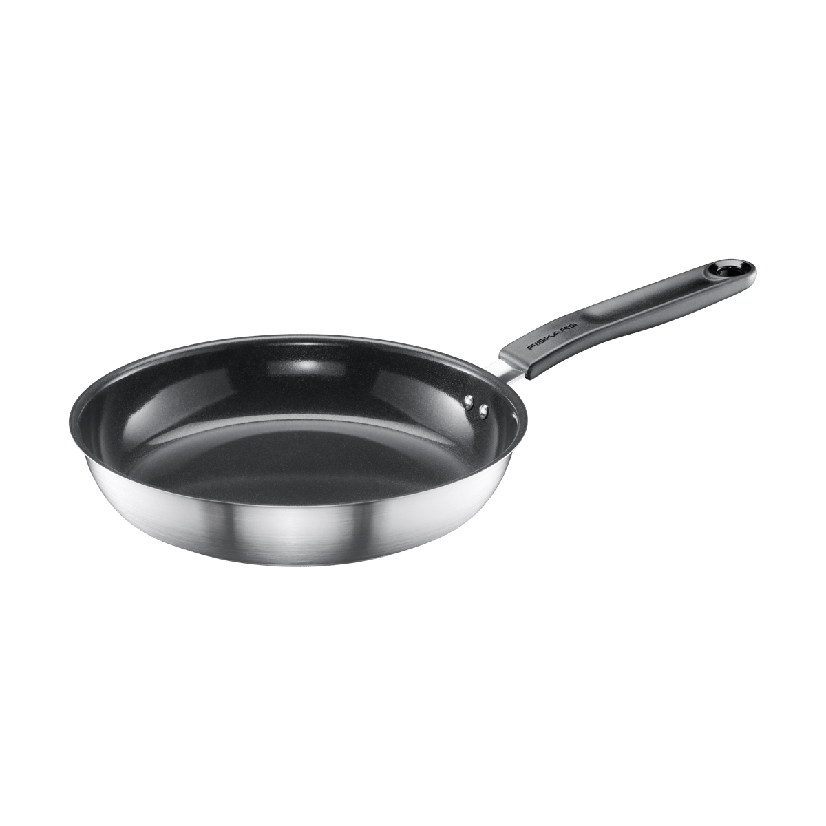 Fiskars Functional Form ceramic frying pan 24 cm | Scandinavian Design | Frying pans & skillets | Black