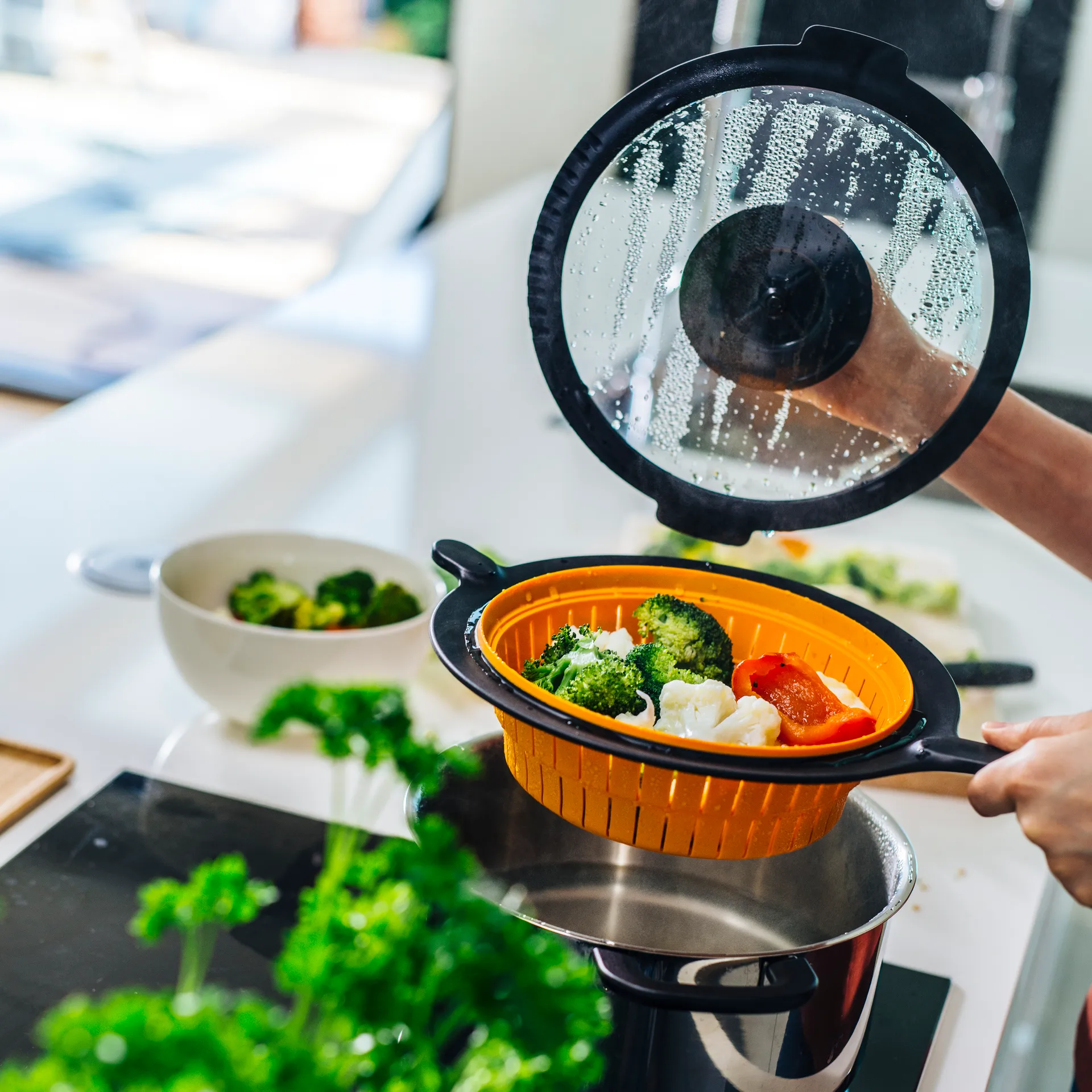 Functional Form colander, Black Fiskars