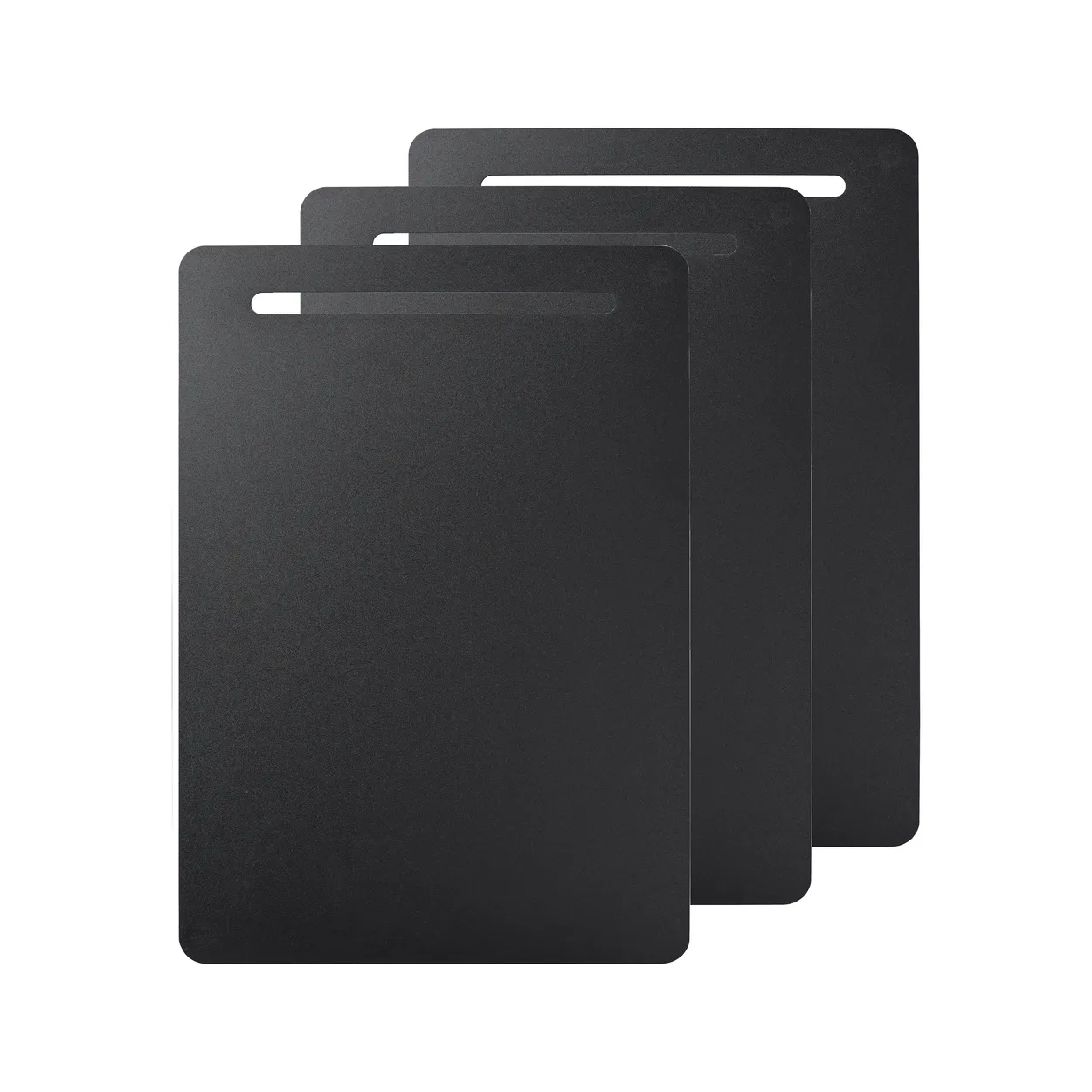 Fiskars Functional Form cutting board 3-pack black | Scandinavian Design | Chopping boards | Black