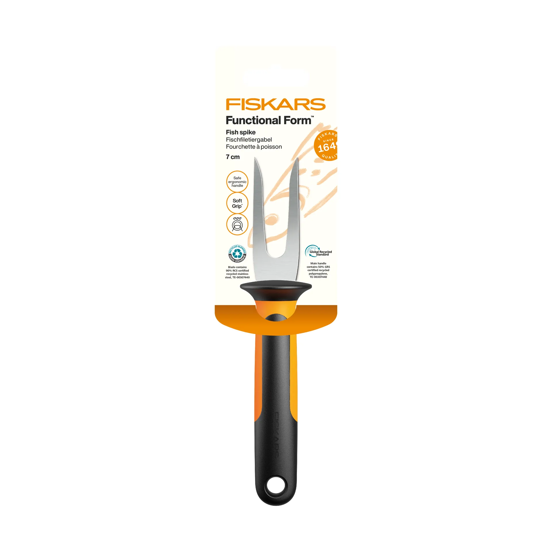 Functional Form fish fork, Stainless steel Fiskars