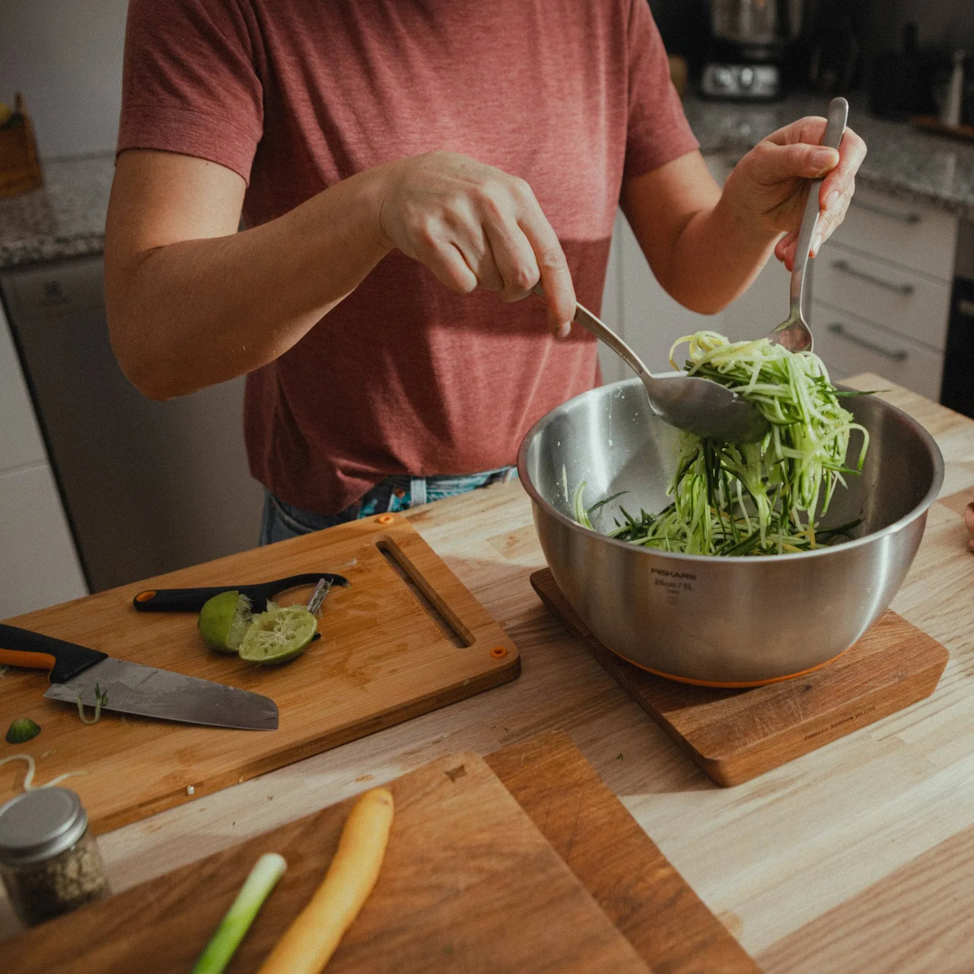Functional Form mixing bowl, Stainless steel, 5 l Fiskars