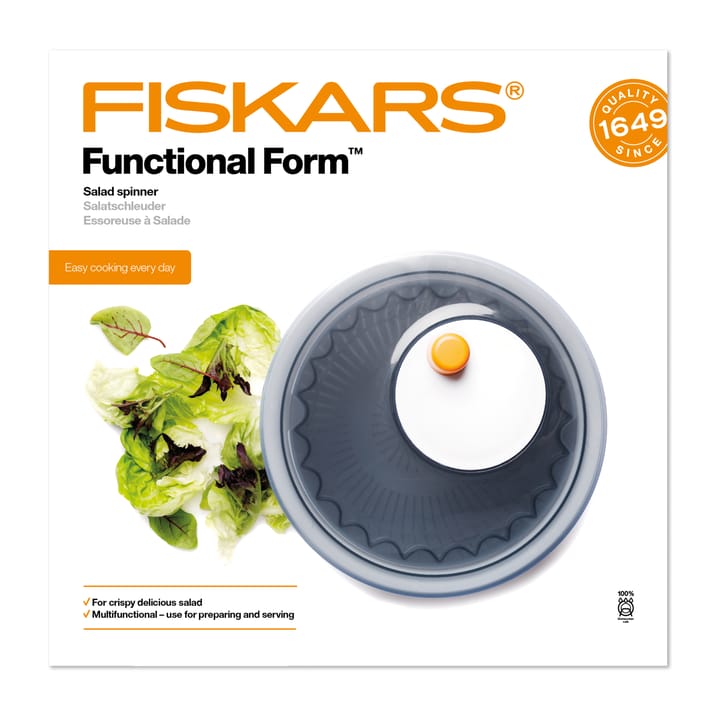 Functional Form salad spinner - White - Fiskars