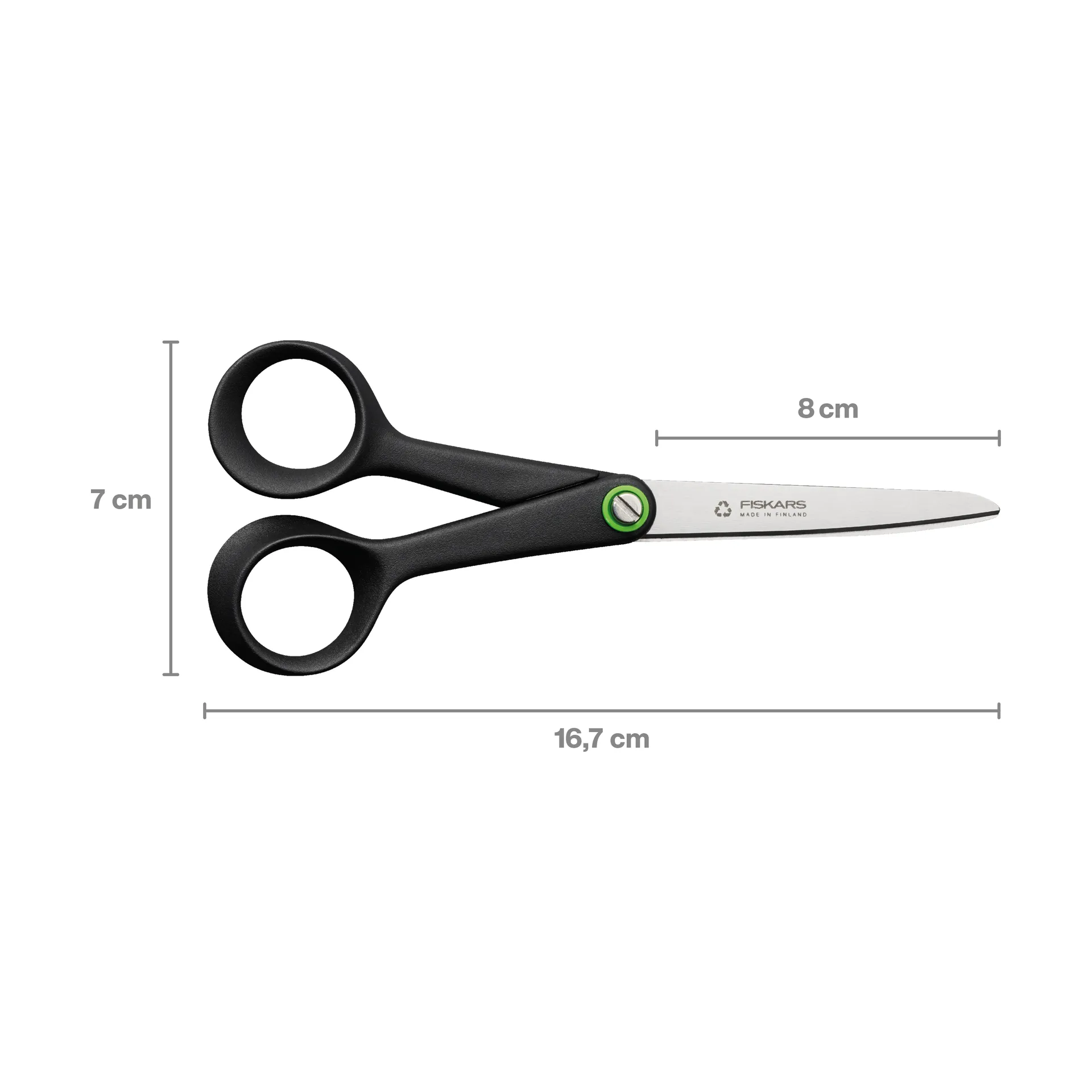 Functional Form universal scissors 17 cm, Black Fiskars