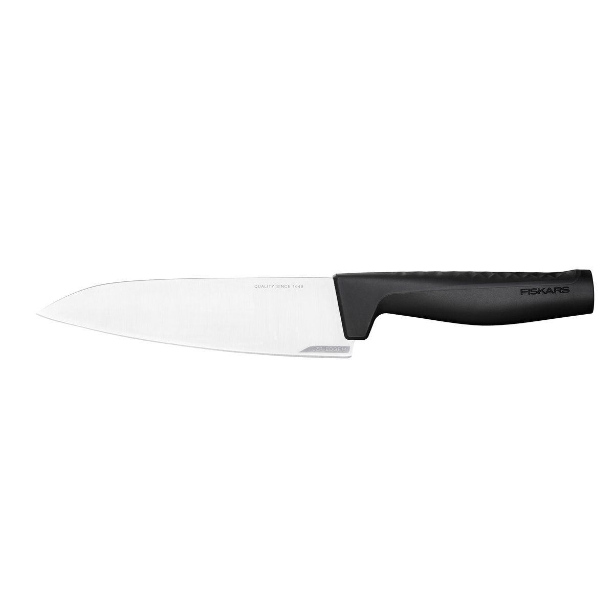 Fiskars Hard Edge knife 17 cm stainless steel | Scandinavian Design | Chef knives | Black