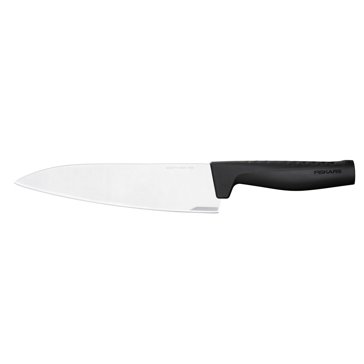 Fiskars Hard Edge knife 20 cm stainless steel | Scandinavian Design | Chef knives | Black