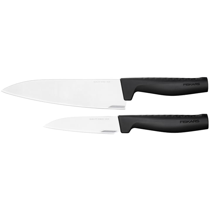 Hard Edge knife set chefs knife and vegetable knife - 2 pieces - Fiskars