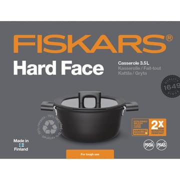 Hard Face casserole with lid - 3.5 l - Fiskars