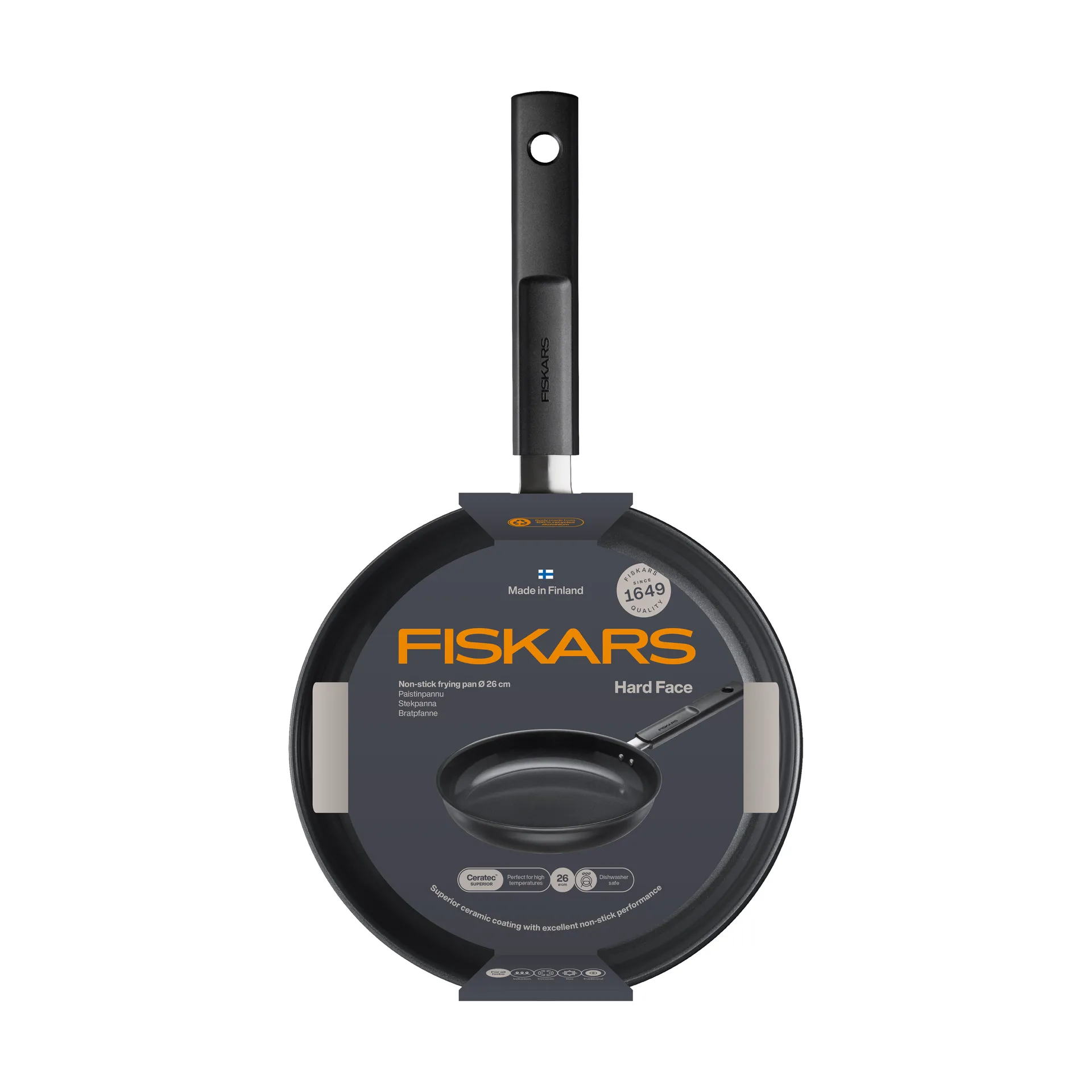 Hard Face frying pan Ceratec Superior, 26 cm Fiskars