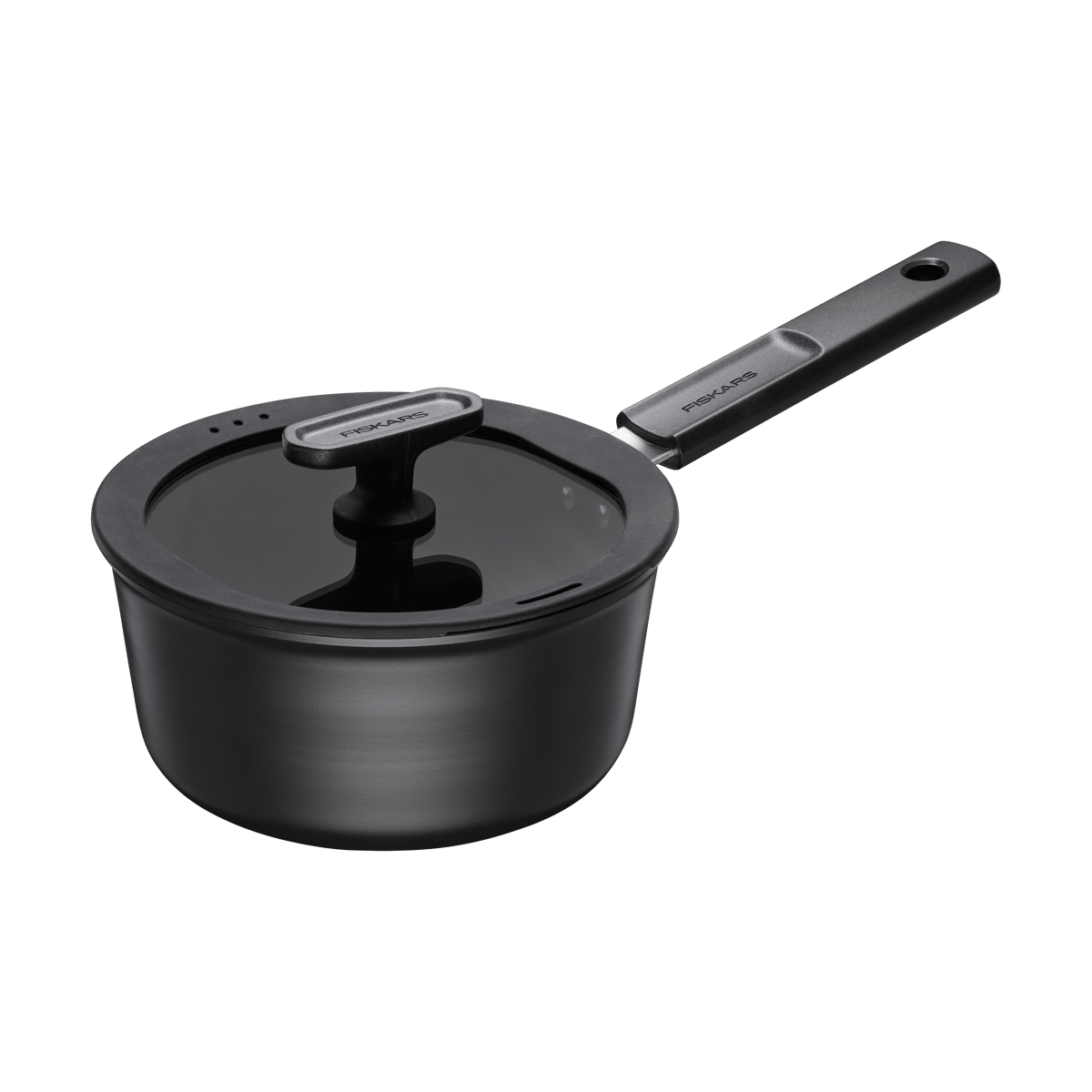 Fiskars Hard Face pot with lid Ceratec Superior 1.8 L