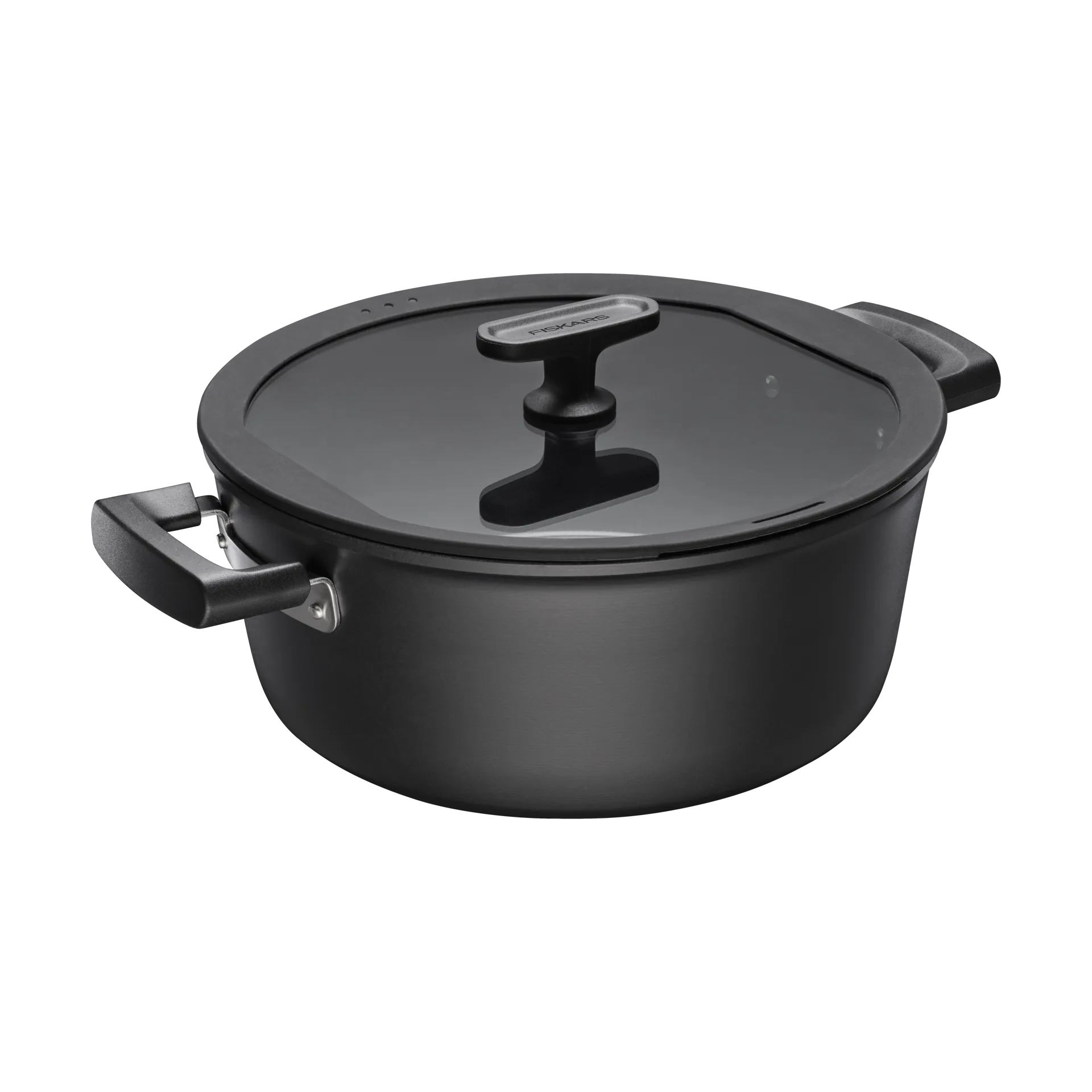 Hard Face pot with lid Ceratec Superior, 5 L Fiskars