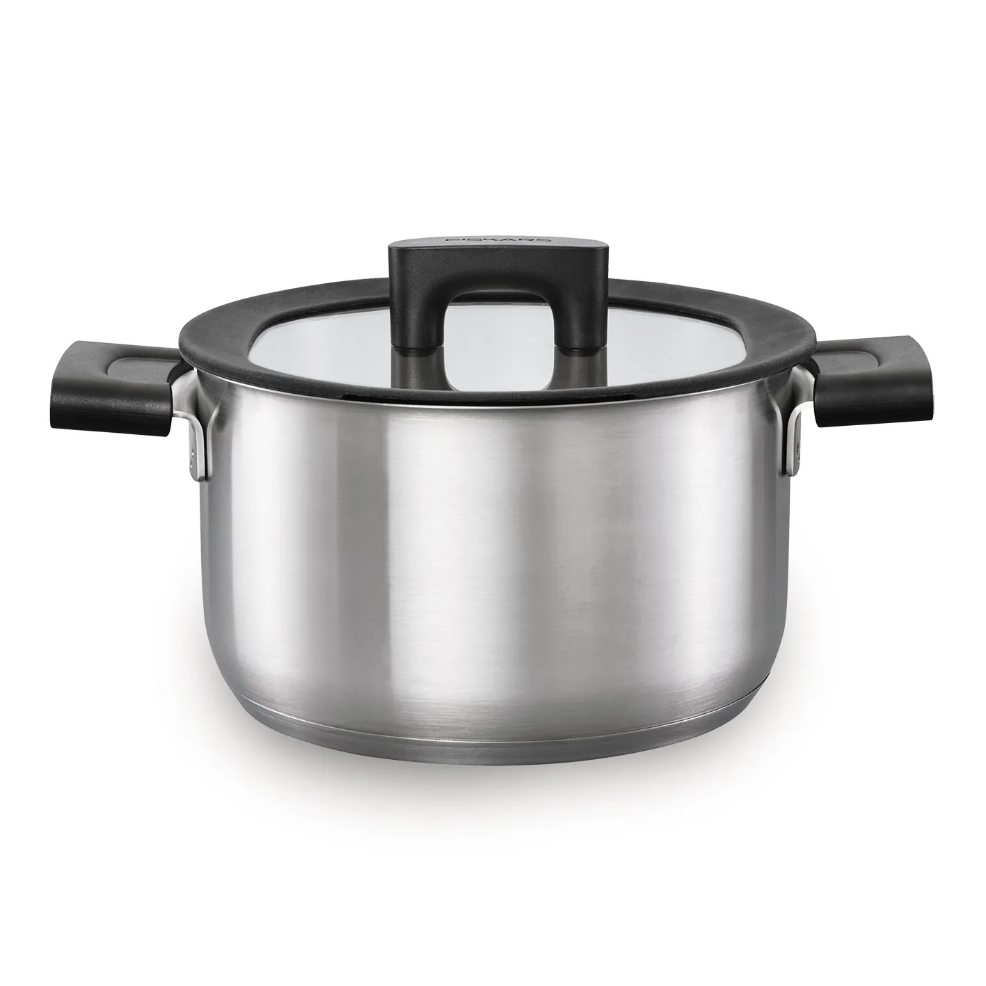 Hard Face Steel casserole with lid, 3.5 l Fiskars
