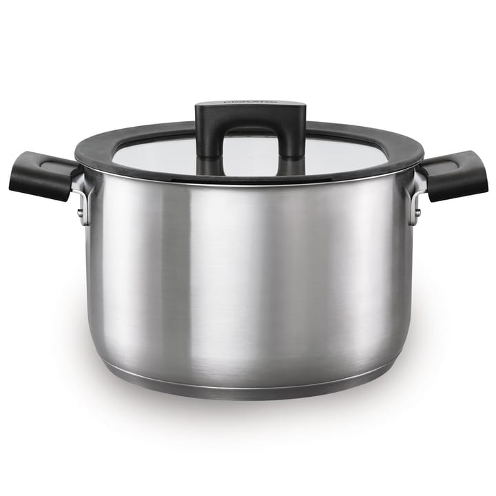 Hard Face Steel casserole with lid - 5 l - Fiskars