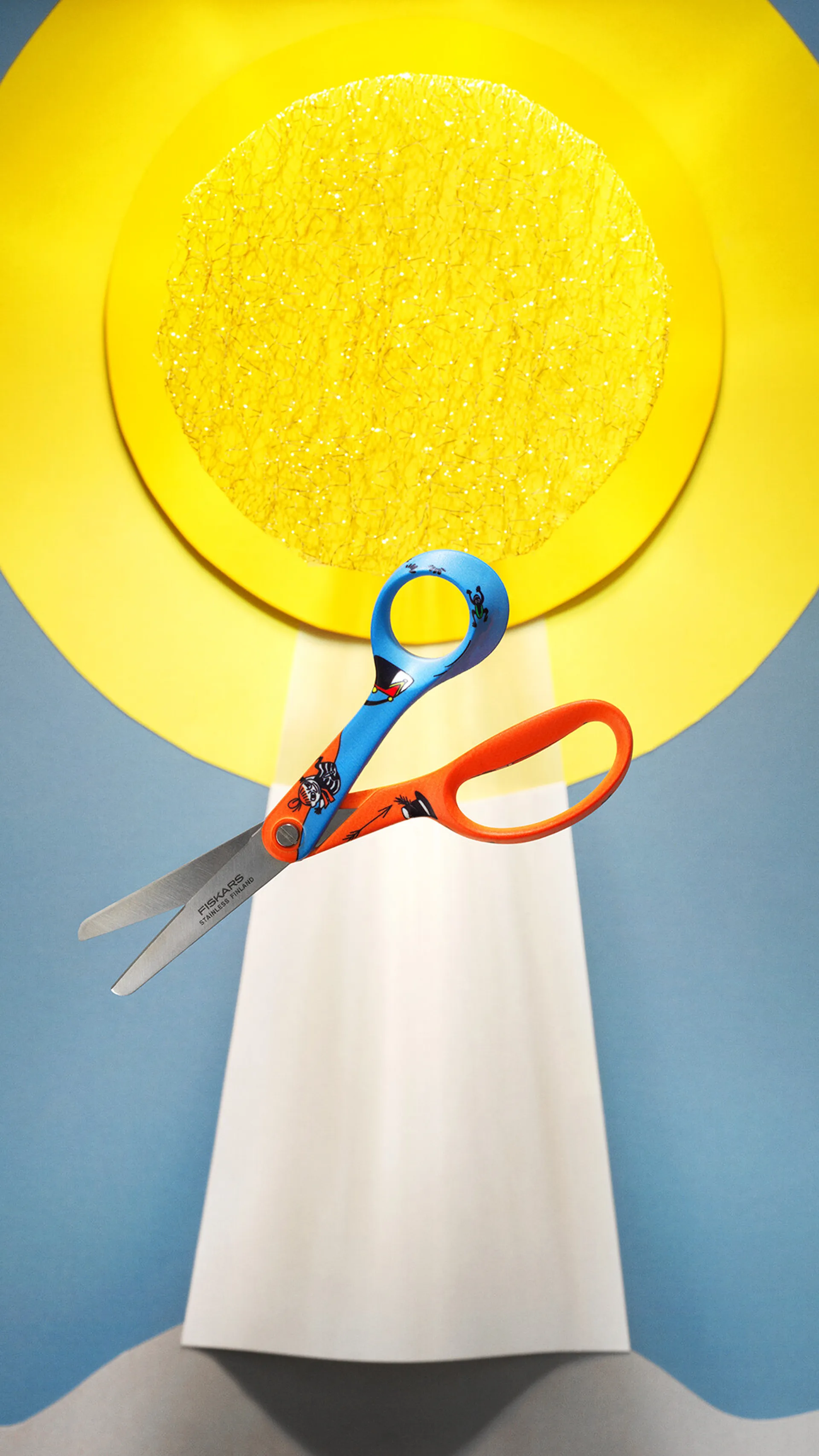 Moomin children's scissors 13 cm, Little My Fiskars