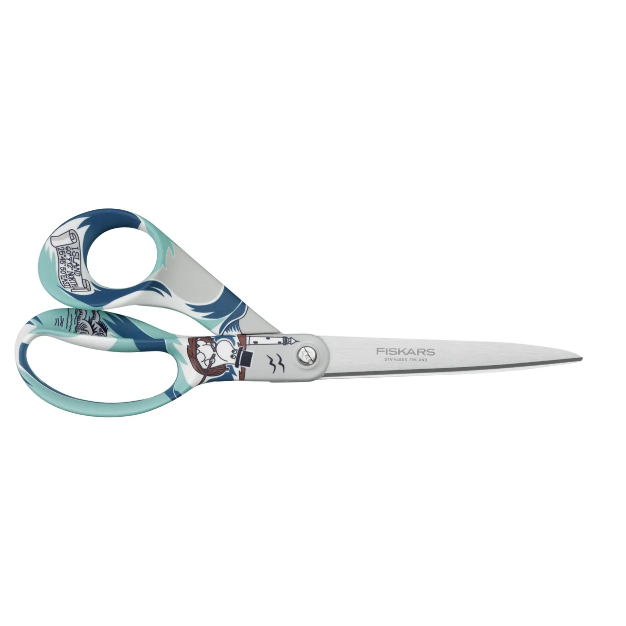 Fiskars Moominpappa at sea scissor blue | Scandinavian Design | Scissors | Blue