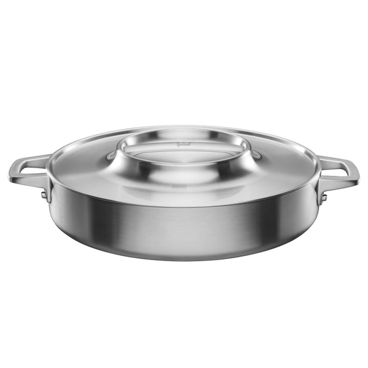 Norden casserole dish stainless steel with lid 28 cm, 28 cm Fiskars