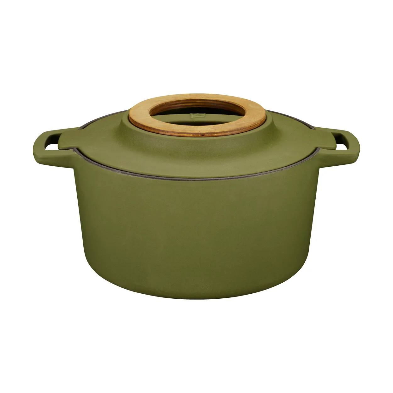 Fiskars Norden cast iron pot nettle 4 L | Scandinavian Design | Cooking pots & Casserole dishes | Beige