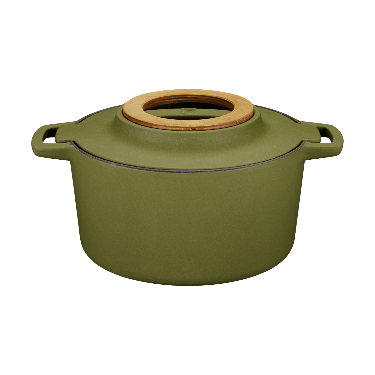 Fiskars Norden cast iron pot nettle 4 L | Scandinavian Design | Cooking pots & Casserole dishes | Beige