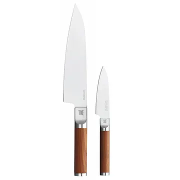 Norden chef's knife + vegetable knife set 2 pieces - Stainless steel-birch - Fiskars