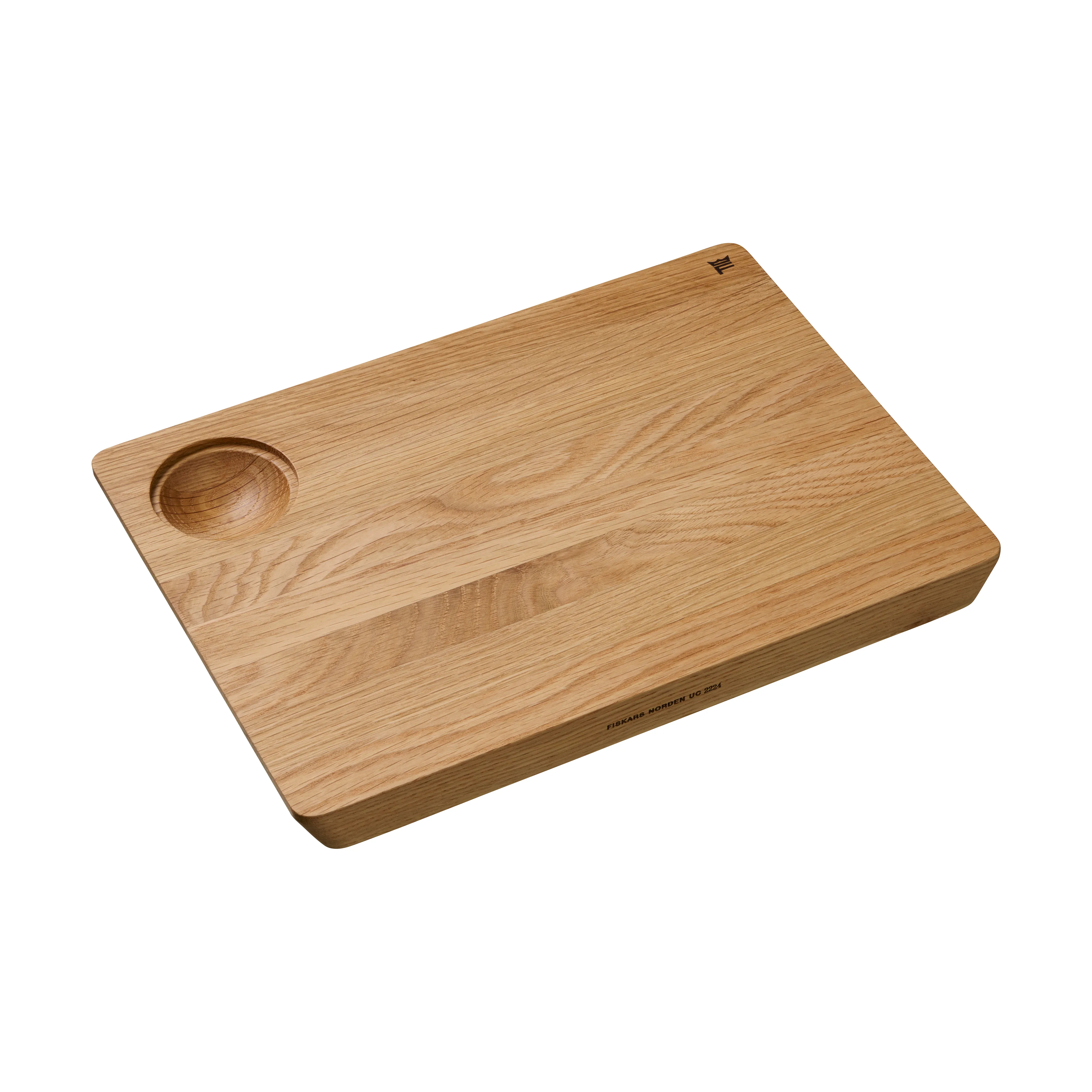 Planche à Découper Fiskars Folken - Bois De Bouleau FSC, 36x25 Cm, Marron, Rainure Périphérique - 8
