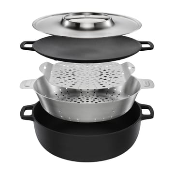 Norden Grill Chef casserole cast iron-stainless steel - Ø30 cm - Fiskars