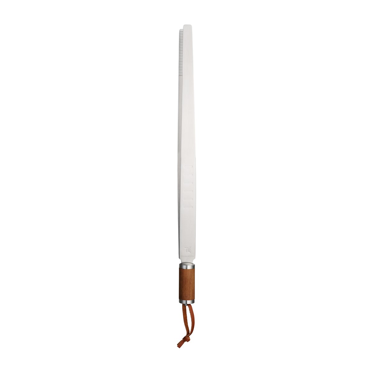 Fiskars Norden grill tongs Stainless steel-birch | Scandinavian Design | Silver-coloured
