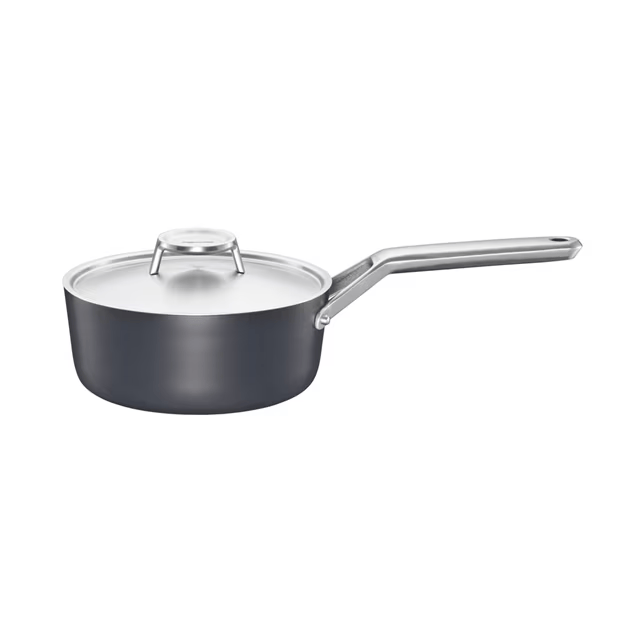Taiten saucepan with lid 1,6 l - Black - Fiskars