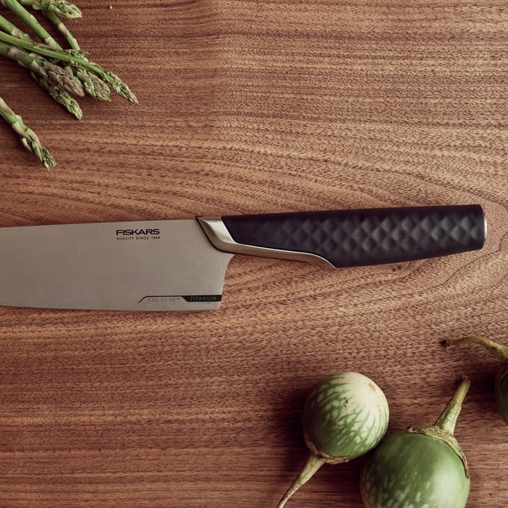 Titanium knife 20 cm, Black Fiskars