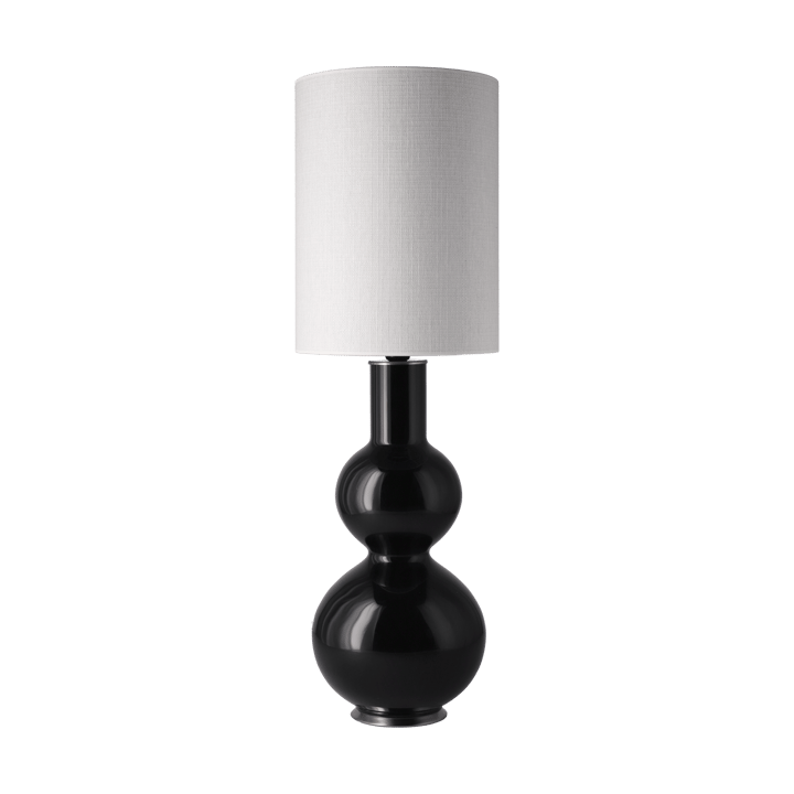 Augusta table lamp black lamp base - Babel Beige L - Flavia Lamps