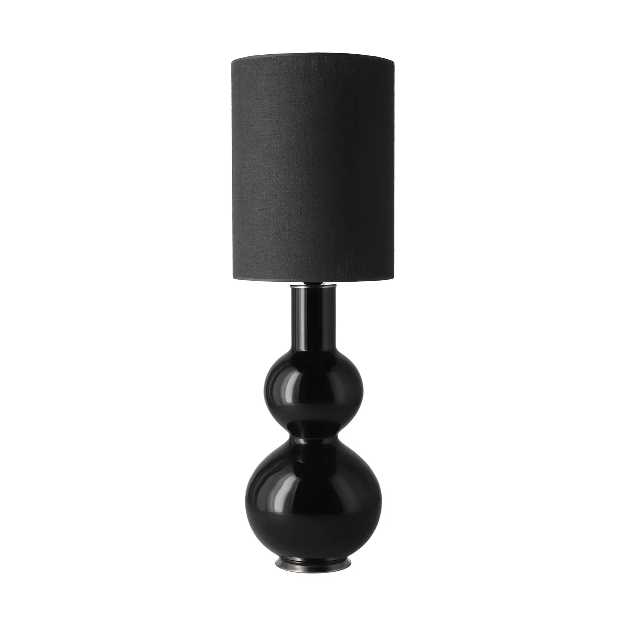 Flavia Lamps Augusta table lamp black lamp base Lino Negro L