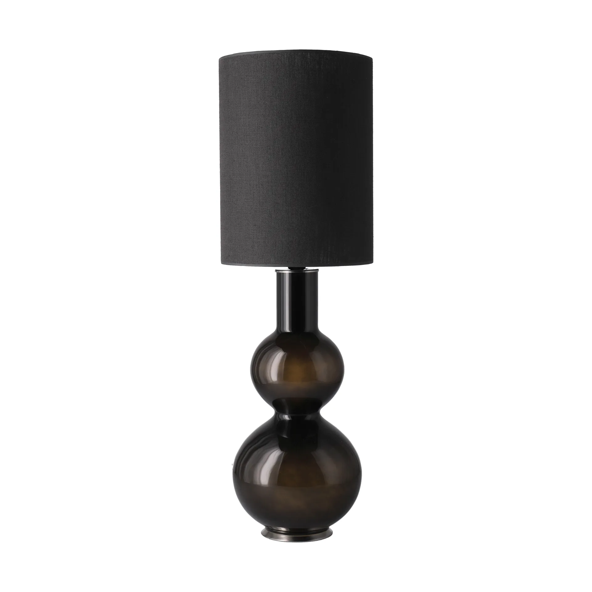 Augusta table lamp black lamp base, Lino Negro L Flavia Lamps