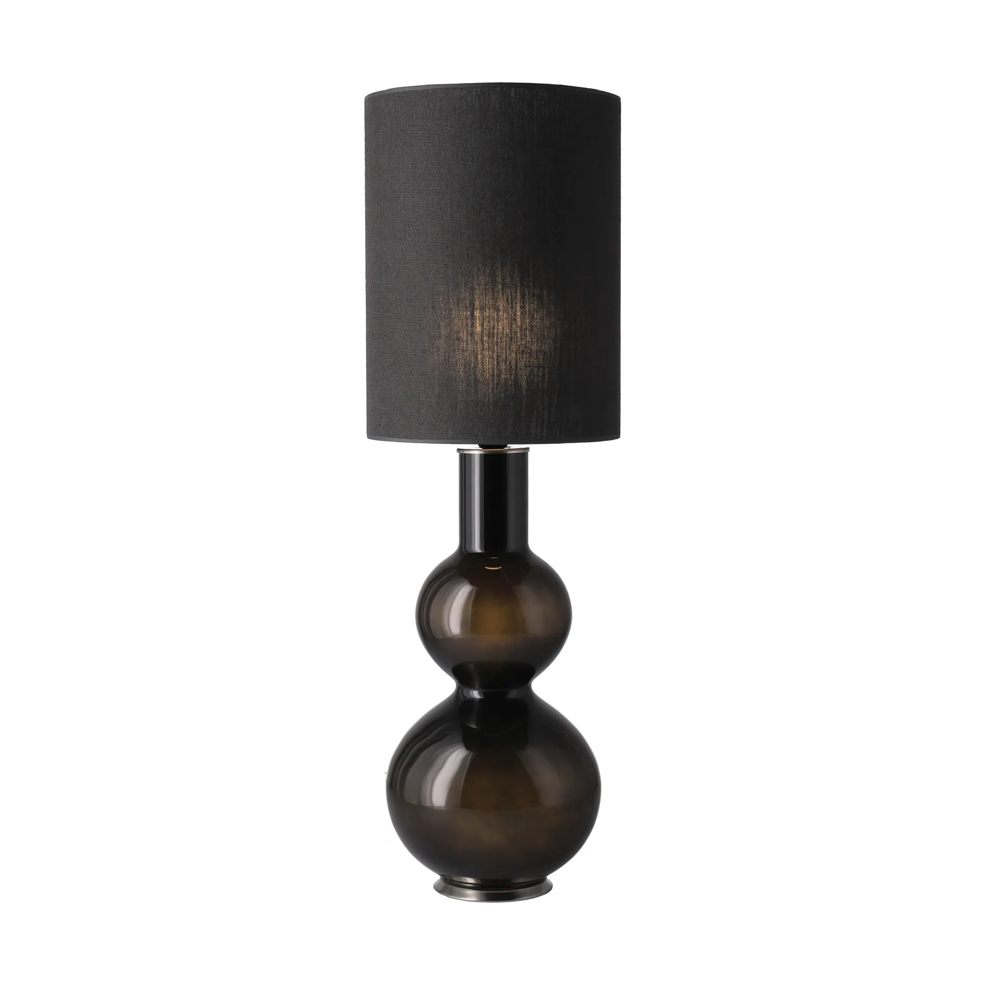 Augusta table lamp black lamp base, Lino Negro L Flavia Lamps