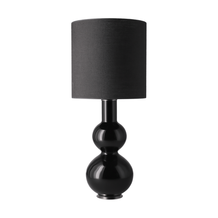 Augusta table lamp black lamp base - Lino Negro M - Flavia Lamps