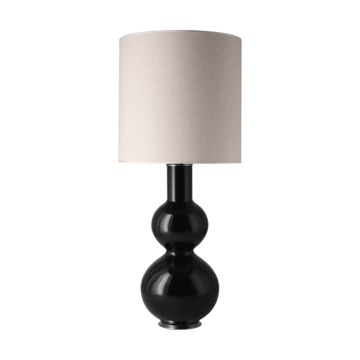 Augusta table lamp black lamp base - Milano Tostado M - Flavia Lamps