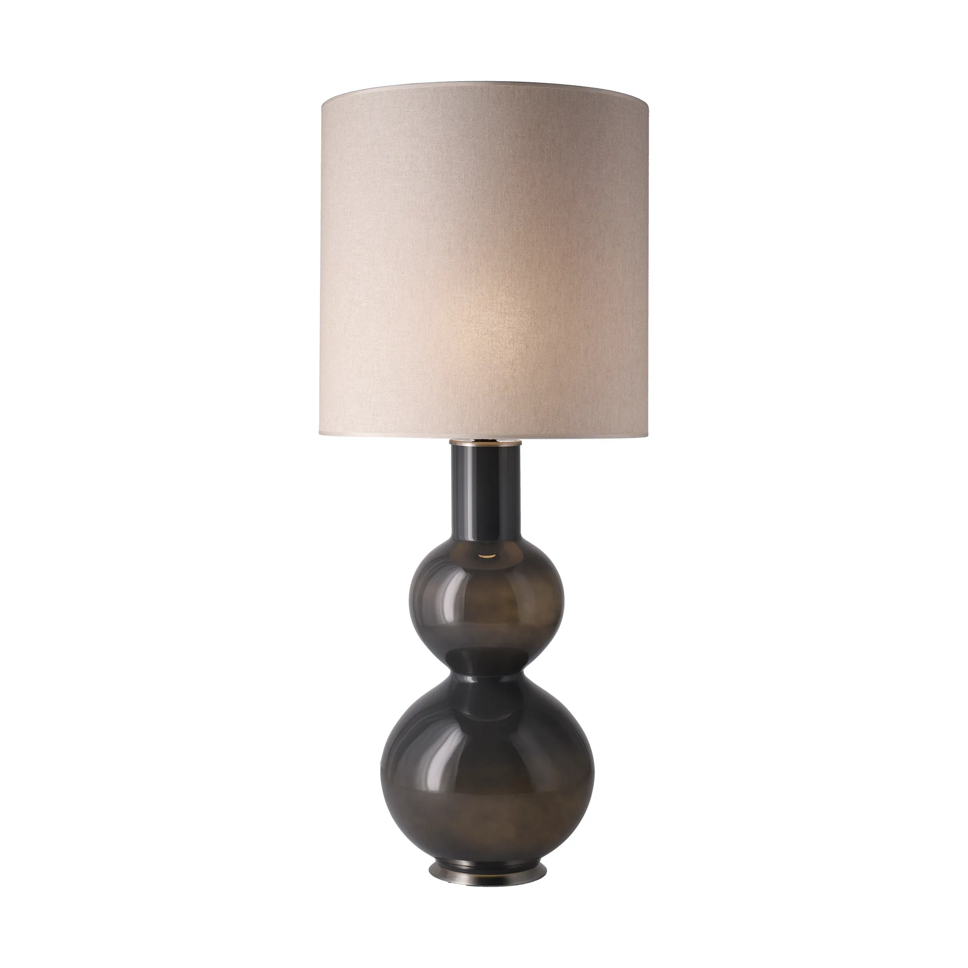 Augusta table lamp grey lamp base, Milano Tostado M Flavia Lamps